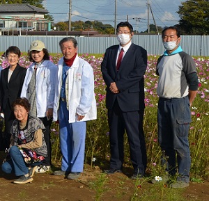 2021年11月７日現在の鹿室コスモス畑の周辺 写真3枚目