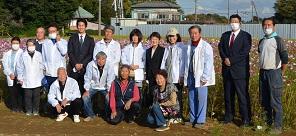 2021年11月７日現在の鹿室コスモス畑の周辺 写真4枚目