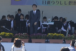 2017年度鹿室コスモス祭り 慈恩寺中学校吹奏楽部の皆さんの写真3枚目