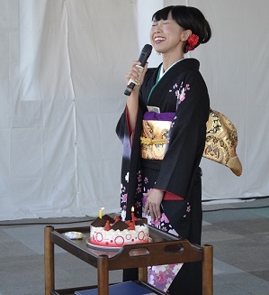 2017年度鹿室コスモス祭り ゲスト あやのくるみさんの写真2枚目