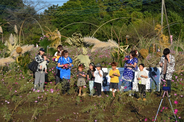 鹿室コスモス 2024年度11月３日「花音いけばなLIVE」第二部の様子の写真23枚目